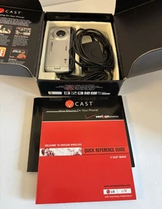 LG ENVY UX9900 V CAST MUSIC PHONE Y2K KEYBOARD PHONE NEW ORIGINAL BOX PAPERWORK! - Picture 1 of 17