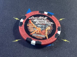 Lone Wold Spokane Washington Harley Davidson Poker Chip - Bild 1 von 2