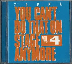 FRANK ZAPPA you can't do that vol 4. 2CD new/sealed 34 tracks Zappa Records #56 - Picture 1 of 3