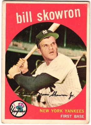 1959 Topps - Bill Skowron #90 (B) VG+ - Image 1 of 2