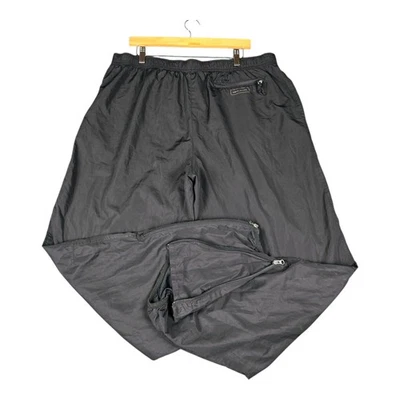 Vintage Polo Sport Ralph Lauren Track Pants Mens XXL Lined Y2K 90s Black Baggy - Image 1 of 4