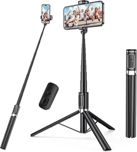 Selfie Stick, 67 Zoll/1,7 Meter Selfie Stick Stativ, Geschenke für Frauen Männer, tragbar  - Bild 1 von 11