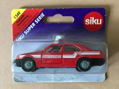 SIKU 1349  Feuerwehrfahrzeug  Mercedes  Super Serie – ca. 1993–1998 – 1:64 – OVP - Bild 1 von 4