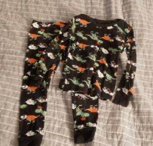 Pajamas, Sleepwear, carters dinosaur halloween Pants & LST Shirt, 2 Piece, 4t