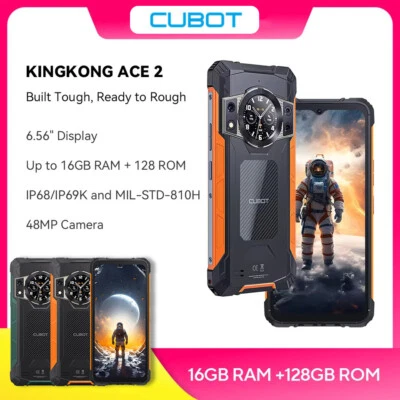Cubot KINGKONG ACE 2 Rugged Phone 6.56-inch 90Hz Dual Screen 48MP Android 14 NFC - Image 1 of 4