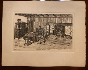 Boston Museum of Fine Arts Boxford Zimmer Christman Karte - Bild 1 von 2