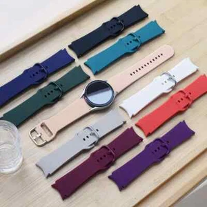 Bransoletka do Samsung Galaxy Watch 40/42/44/46mm czarna silikonowa - Zdjęcie 1 z 40