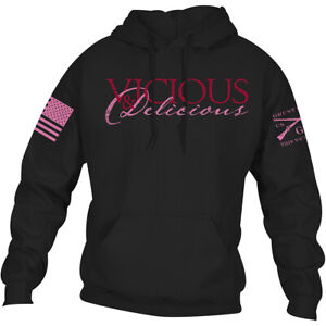 Grunt Style Vicious & Delicious Pullover Hoodie - Black