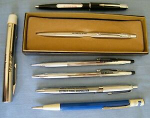 Vintage Parker & Window Pens, Cross Pen & Pencil, Penlight ~ Republic Steel 