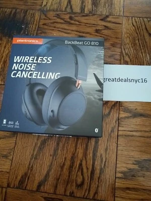 Plantronics BackBeat GO 810 Wireless Headphones Active Noise Canceling Over E... - Photo 1/4