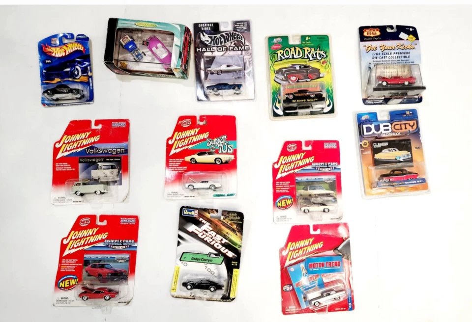 Lot of 12 Johnny Lightning 1/64th Scale M, Hot Wheels, Fast & Furious, Road Rats - Image 1 of 4