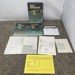 Flight Simulator II (Apple II, 1983) Apple Ii Game CIB - Picture 1 of 10