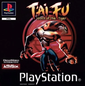 🇮🇹 T'AI FU WRATH OF THE TIGER FRONT COVER REPRO SONY PS1 PAL ITA SLES-01474 - Picture 1 of 3