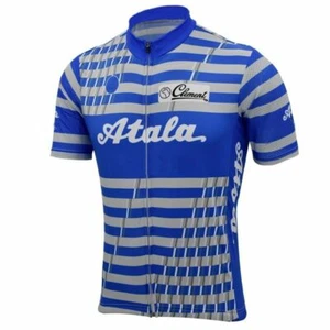 1989 Atala cycling Short Sleeve Jersey mens Cycling Jersey Tops Cycling Shirt - Picture 1 of 6