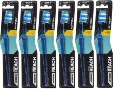 6 x Reach Between Toothbrush SOFT Multi Level Bristles *Colour Will Vary - Image 1 of 2