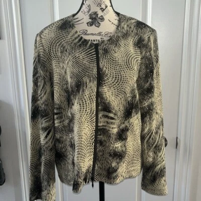 Joseph Ribkoff Women’s Sequin Jacket - Image 1 of 4