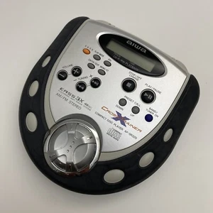 Reproductor de CD portátil Aiwa Discman Cross Trainer XP-SR320 con radio AM/FM PROBADO Y2K - Imagen 1 de 5