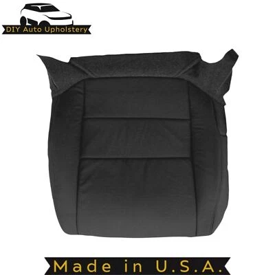 For 2004-2008 Acura TL Driver Bottom Leather Replacement Seat Cover Black - Image 1 of 4