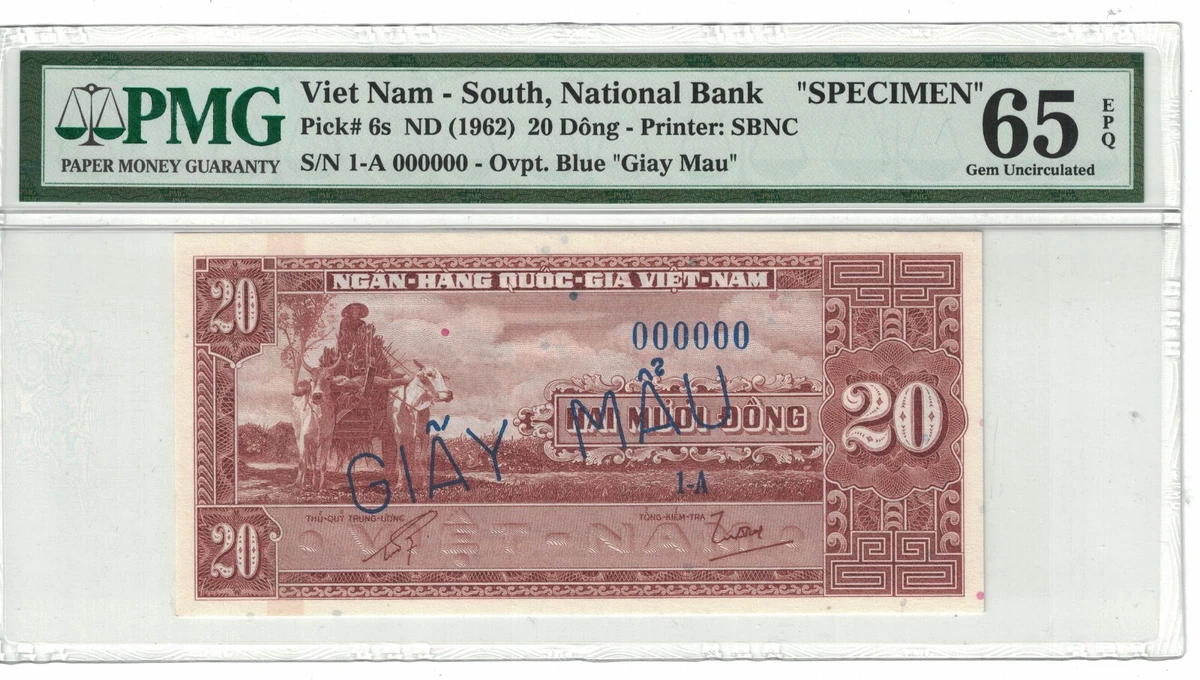 Vietnamese Paper Money Specimens for sale | eBay