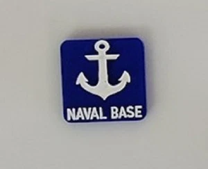 Asse e Alleati Ricambi/Pezzi .75" Marcatore Porta Navale Grande (x10) - Foto 1 di 3