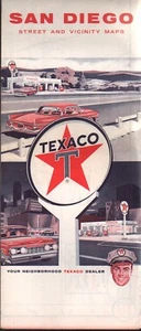 1962 Texaco Road Map: San Diego NOS - Picture 1 of 1