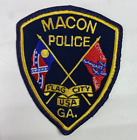 Macon Police Georgia Ga Flag City Patch D1d