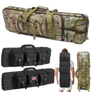 Tactical Rifle Bag Gun Range Padded Soft Case Hunting Carry Bag Backpack 47 36'' - Picture 1 of 30