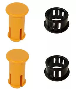 NEW GENUINE FORD TRANSIT 00-14 REAR DOOR CHECK STRAP RELEASE BUTTON AND TRIM SET - Picture 1 of 2