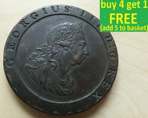 George III Cartwheel Penny 1797 Choose your Coin each has own Pictures - Picture 1 of 169