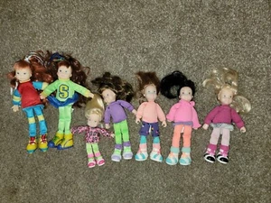 Vtg Ertl Playground Kids Lot of 5 1990 w 2 Bonus Flip N Flops Dolls Y2k Rare - Picture 1 of 11