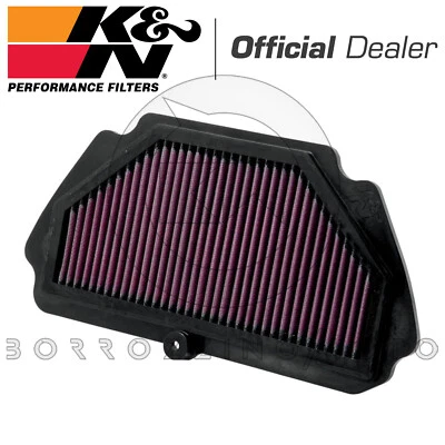 FILTRO ARIA SPORTIVO LAVABILE K&N KA-6009 PER KAWASAKI ZX-6R NINJA 636 2013 2014 - Immagine 1 di 2