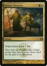 4x MTG: Heroes' Reunion - Green White Uncommon - Return to Ravnica - Magic Card