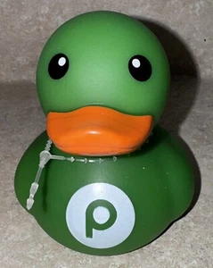 PUBLIX SUPERMÄRKTE GRÜNE GUMMIENTE DUCKIE JEEP SPIELZEUG SAMMLERSTÜCK - Bild 1 von 3