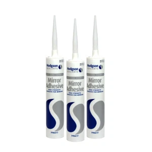 Hodgson Mirror Adhesive Silicone Fast Setting Curing For Static Caravans x 3 - Picture 1 of 6