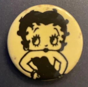 Betty Boop Original Vintage Pinback Button 1 1/2". - Picture 1 of 3