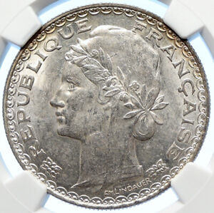 1931 A FRENCH INDO-CHINA Silver Coin France Republic Piastre Coin NGC i106345