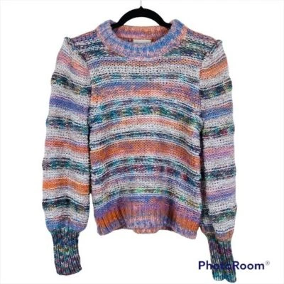 Urban Outfitters Wool Blend Rainbow Sweater Size X-Small - Image 1 of 4