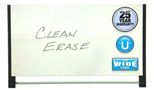 Quartet Glass Whiteboard, Magnetic Dry Erase White Board, 39" x 22", Wide Format - Picture 1 of 3