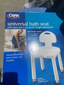Carex Universal Bath And Shower New In Box, Up To 400 lb. cap - Picture 1 of 2