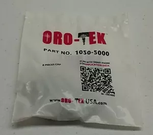 1050-5000 Oro-Tek Quantity Of 8 Tire Valve Stem Caps 1050-5000 Valve Stem Caps - Picture 1 of 3