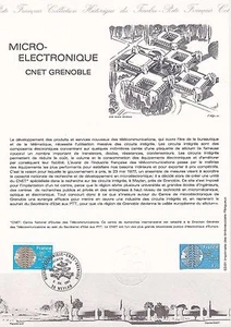 Document Philatélique 1er Jour : 02 1981 - CNET Grenoble - Imagen 1 de 1
