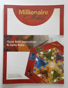 Millionaire Maker Replacement Game Pieces - Quick Start Instruction Guide - Picture 1 of 2