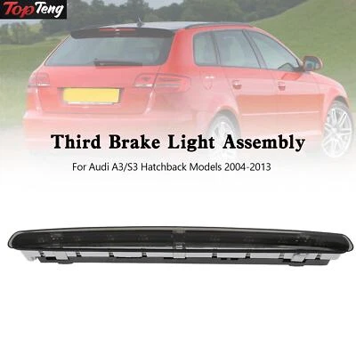 Black Third Brake Light 8P3945097 For Audi A3 S3 3 Door Hatchback 2004-2012 !! — 第 1/4 张图片