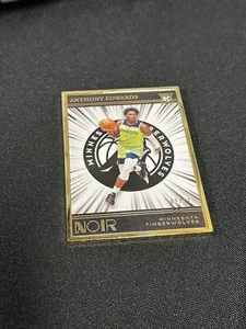 2020-21 Panini NOIR Anthony Edwards Rookie Statement Gold Frame /11 Error GSW? - Picture 1 of 8