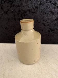 Botella de tinta de gres esmaltada antigua Doulton & Co Lambeth n.o 20 - Imagen 1 de 7