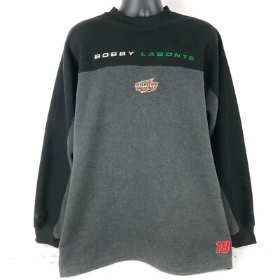 Vintage Chase Nascar BOBBY LABONTE Fleece Pullover Sweatshirt XL - Image 1 of 4