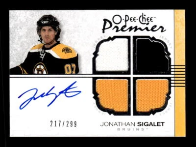 2007-08 O-Pee-Chee Premier #127 Jonathan Sigalet #/299 - Image 1 of 2
