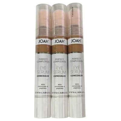 3x JOAH Perfect Complexion Eye Serum Concealer Tan Deep Neutral TN045 6ml Bundle - Image 1 of 4