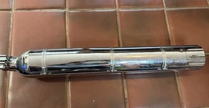 Harley-Davidson 13-16 Twin-Cam CVO RH Chrome Muffler 64900199 & End Cap - Picture 1 of 7