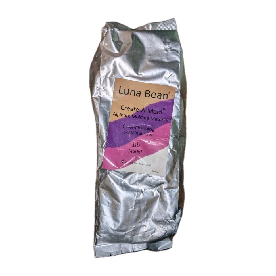 Createamold Craft Alginate Molding Powder for Life Casting 1 LB Ship